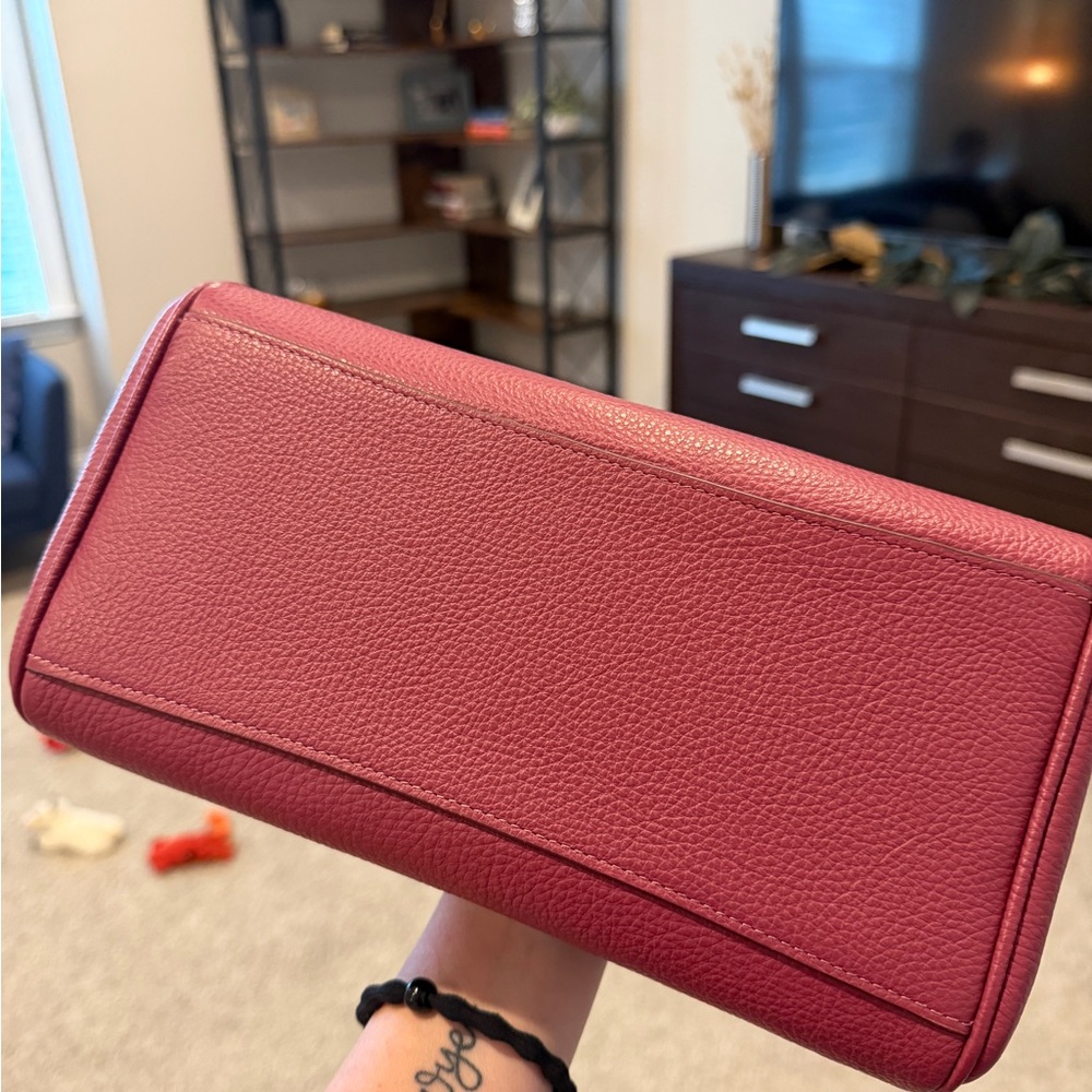 Coach Rowan Pink Leather Satchel NWOT - Picture 9 of 15